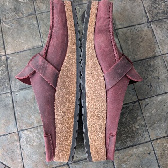 Birkenstock Buckley 41 Oiled Leather Zinfandel Women's 10 - 10.5 EUC - Picture 4 of 6